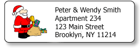 Christmas Return Address Labels